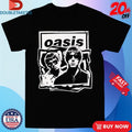 Official Oasis Live Cut Out Photo Tour 2025 Shirts