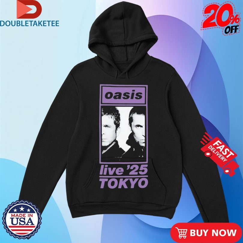 Official Oasis Tokyo Oct 26 Live 2025 Shirts