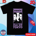 Official Oasis Tokyo Oct 26 Live 2025 Shirts
