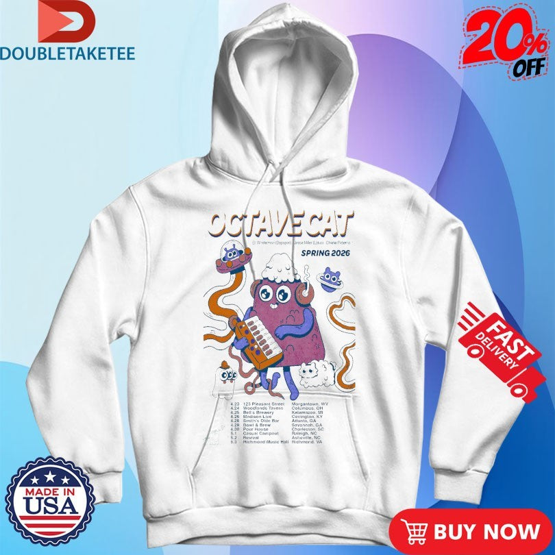 Official Octave Cat Tour Spring 2026 Shirts