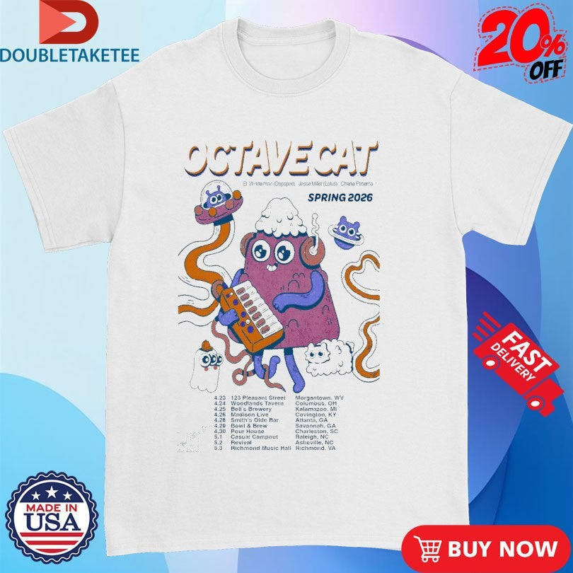 Official Octave Cat Tour Spring 2026 Shirts