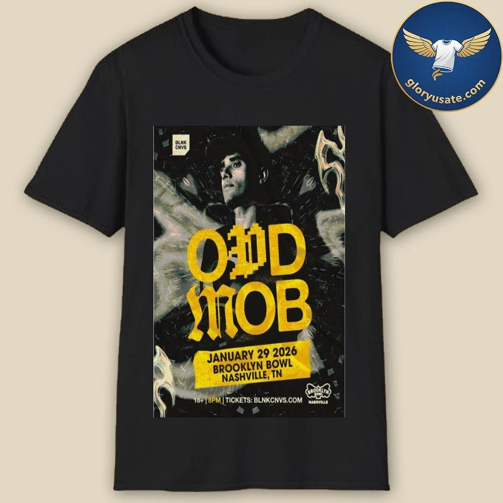 Official Odd Mob Brooklyn Bowl January 29 2026 Concert Poster Shirt