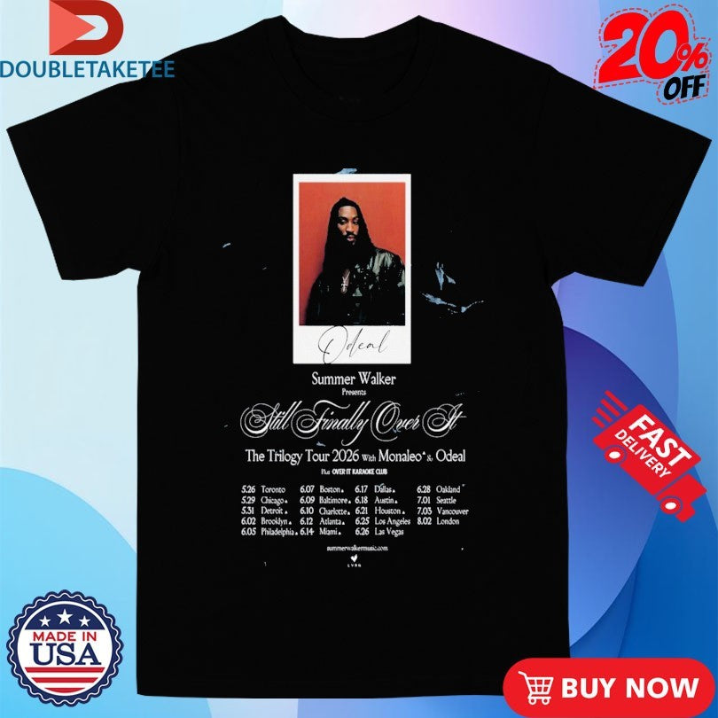 Official Odeal Still Finally Over At The Trilogy Tour 2026 Dates Shirts