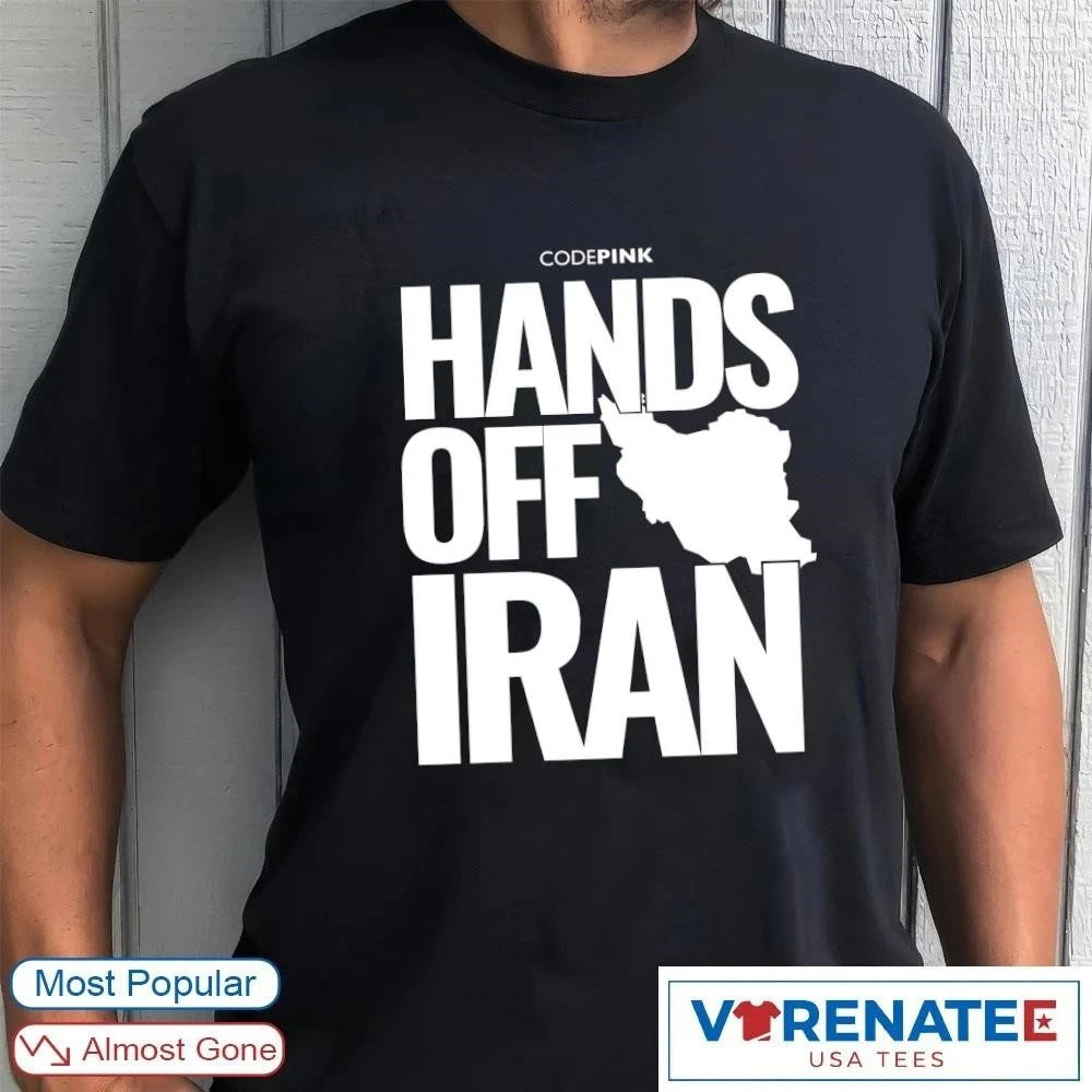 Official Official Codepink Hands Off Iran shirt