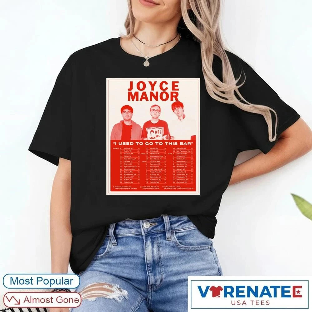 Official Joyce Manor I Used To Go To This Bar 2026 Poster shirt