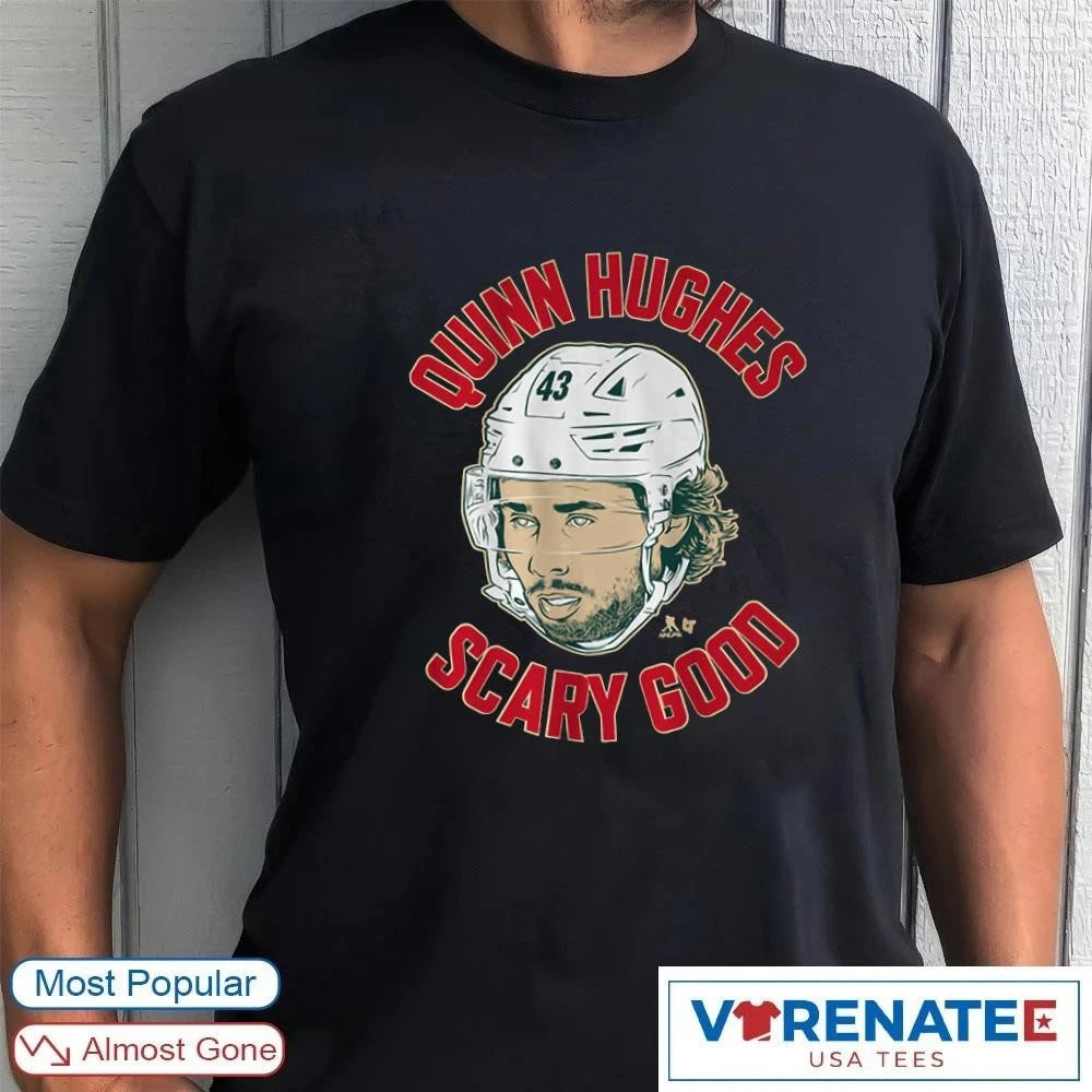 Official Quinn Hughes Ghost Eyes Minnesota Wild shirt