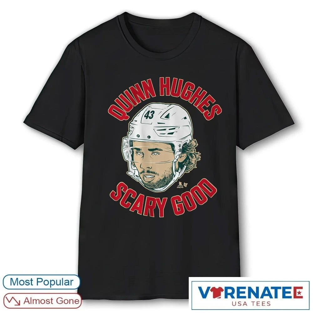 Official Quinn Hughes Ghost Eyes Minnesota Wild shirt