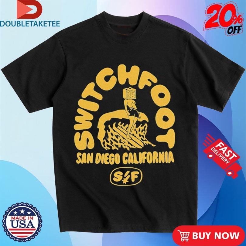 Official Official Switchfoot San Diego California California Amp Head Shirts