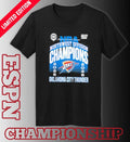 Official Oklahoma City Thunder 2026 NBA Northwest Division Champions Locker Room T-Shirt