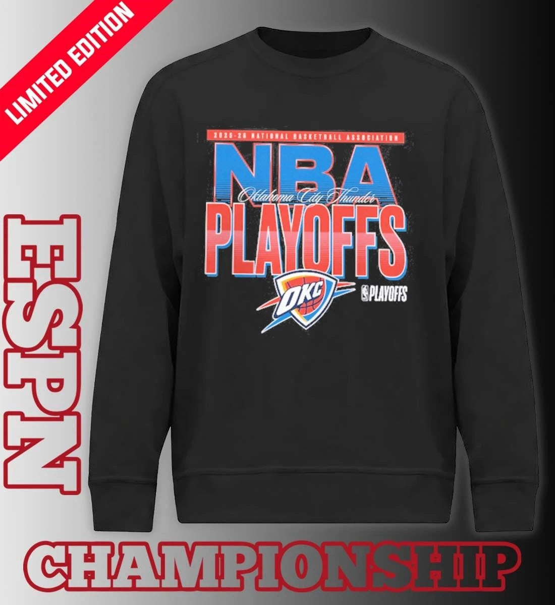 Official Oklahoma City Thunder 2026 NBA Playoffs T-Shirt