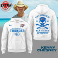 Official Oklahoma City Thunder x Kenny Chesney No Shoes Nation 2026 Logo Two Sided Shirt