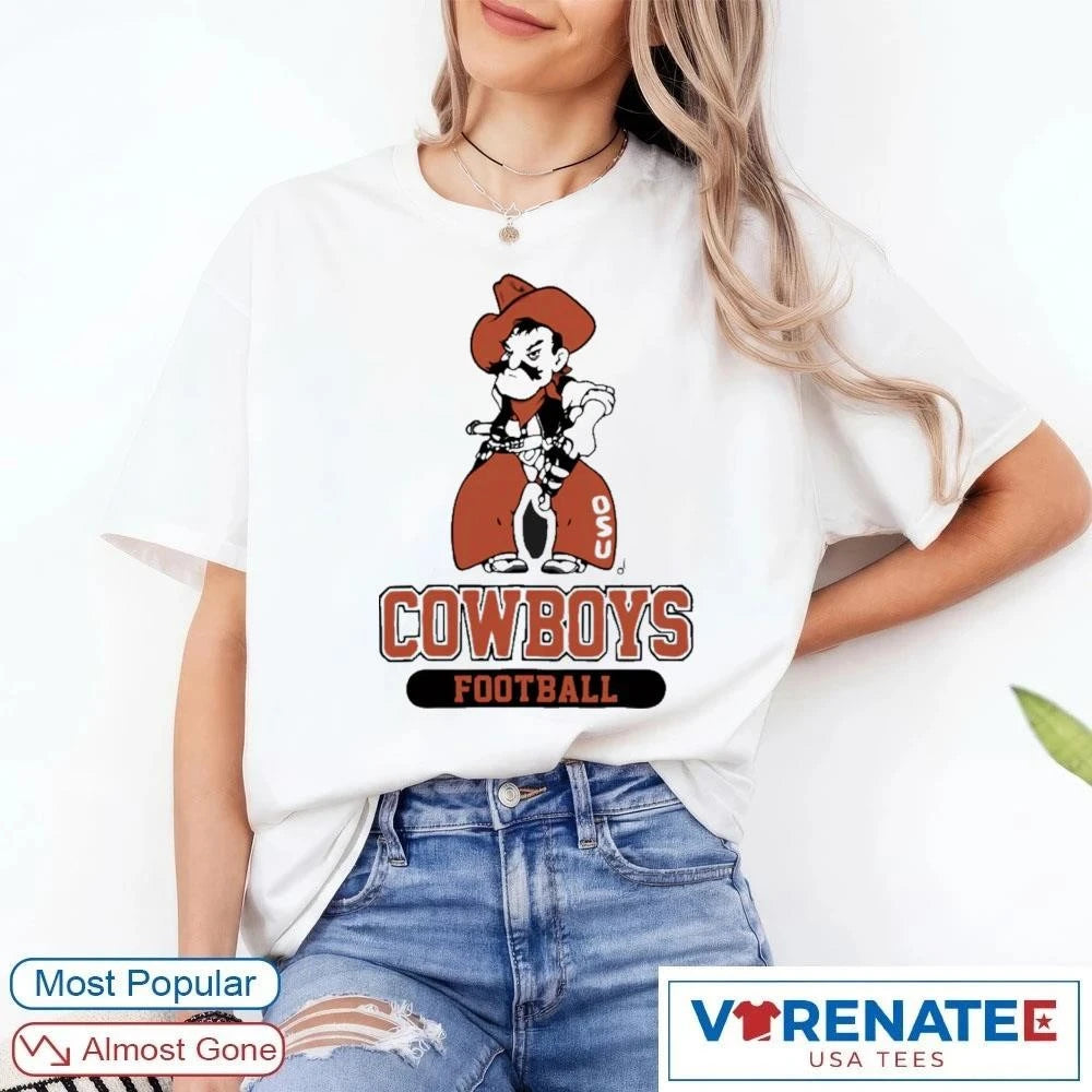 Official Oklahoma State NCAA Football Kaydin Jones T-Shirt