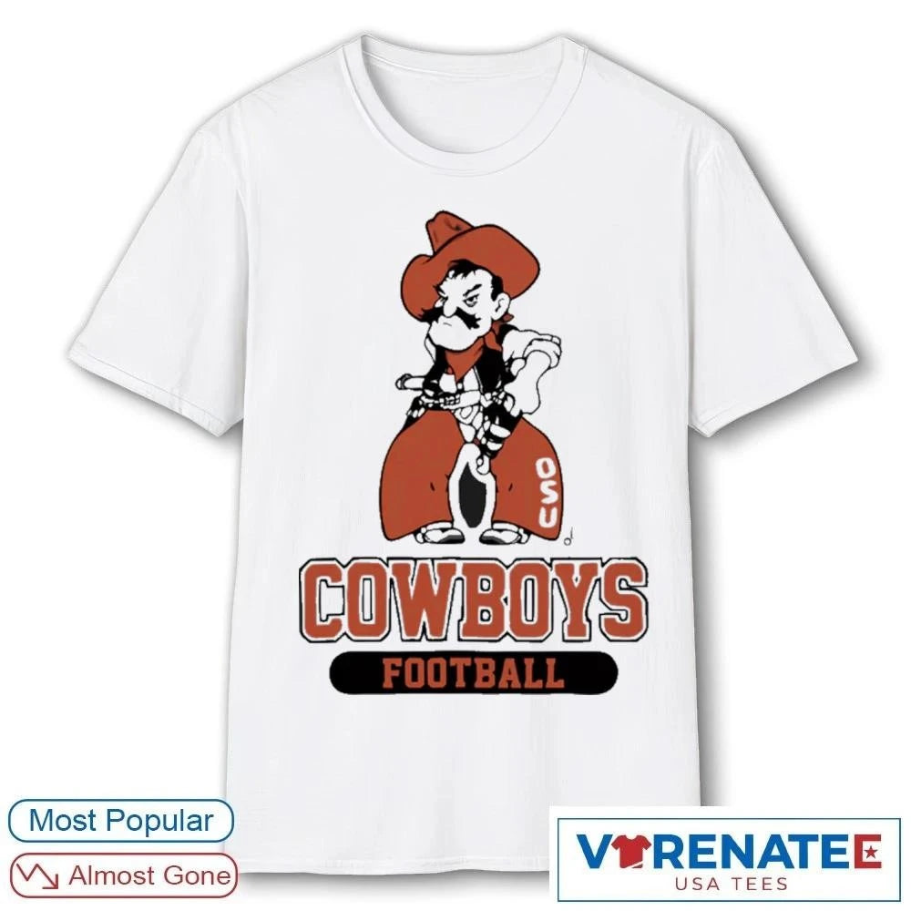 Official Oklahoma State NCAA Football Kaydin Jones T-Shirt