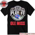 Official Ole Miss College Football Playoff 2025-26 Helmet And Logo Shirt