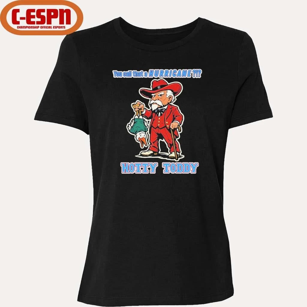 Official Ole Miss Football Hotty Toddy CFP Semifinal You Call That a Hurricane Shirt