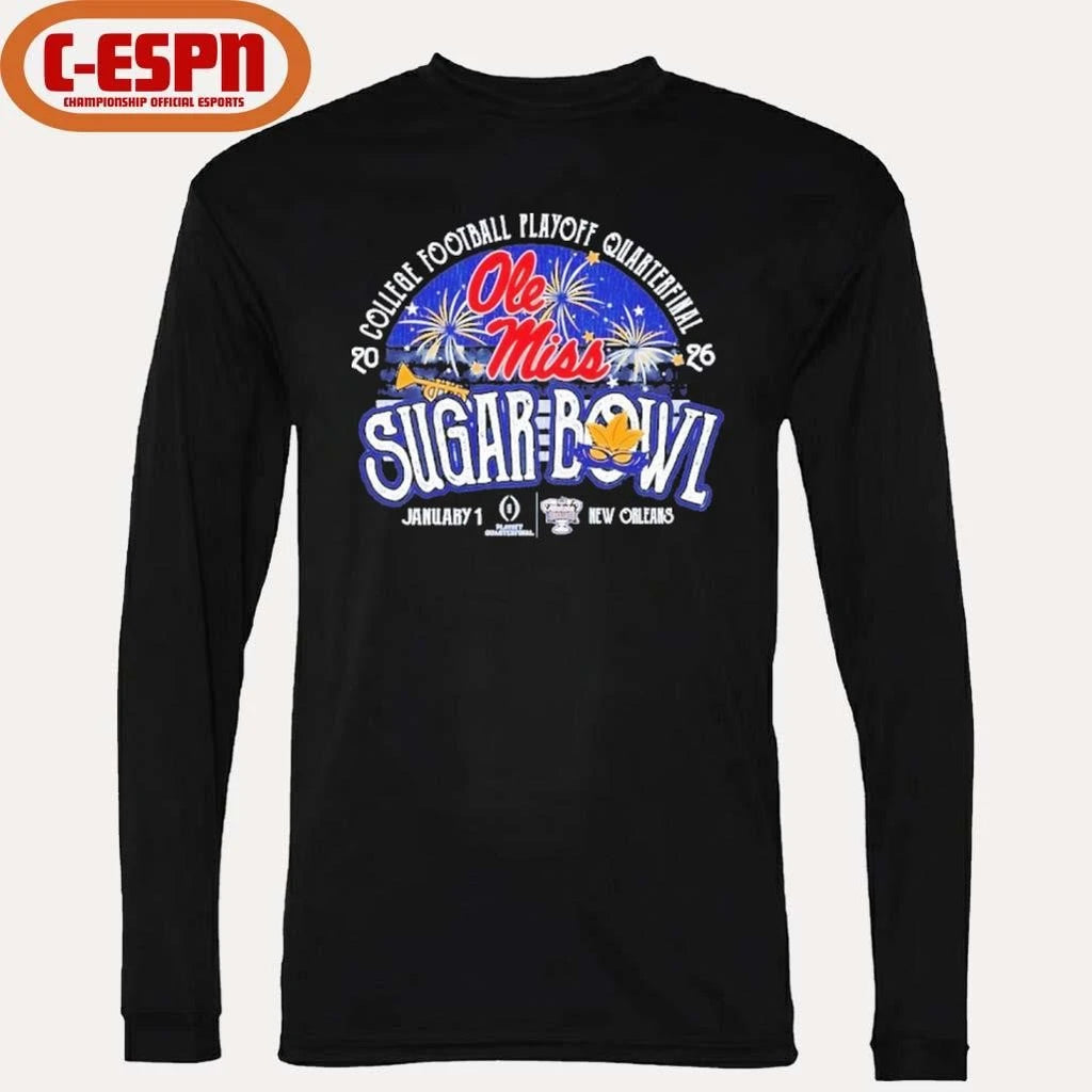 Official Ole Miss Sugar Bowl Powder Fireworks Shirt