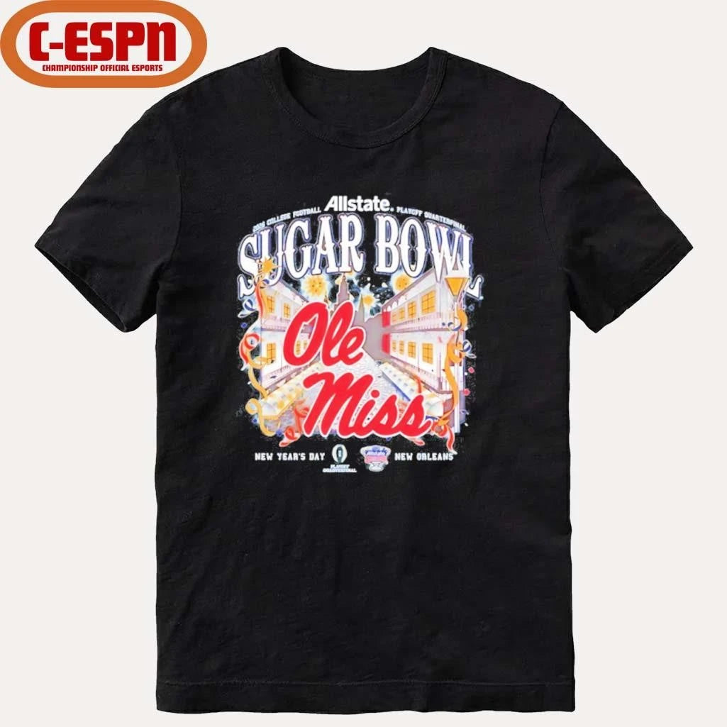 Official Ole Miss Sugar Bowl Powder Shirt