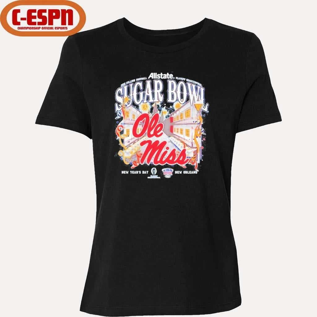 Official Ole Miss Sugar Bowl Powder Shirt