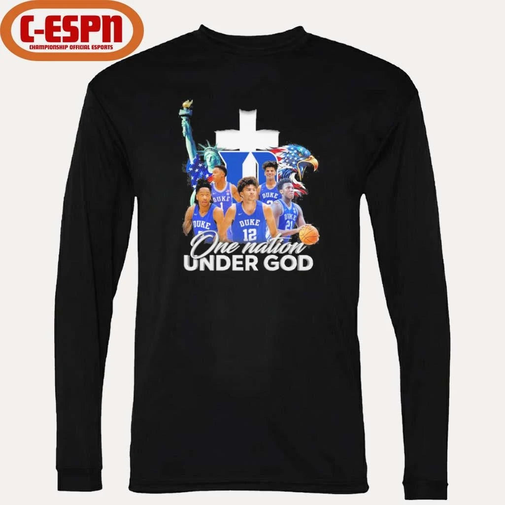 Official One Nation Under God Duke Men’s Basketball Shirt