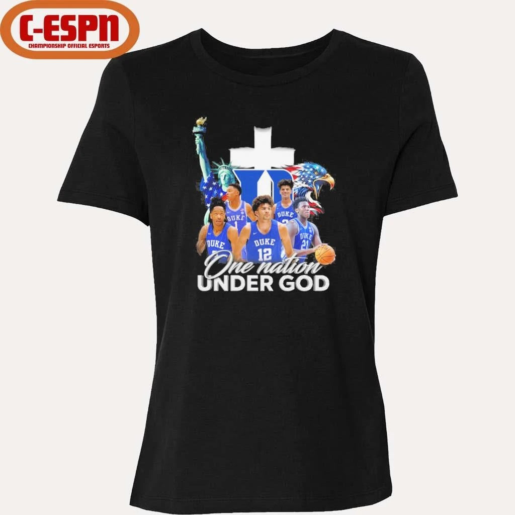 Official One Nation Under God Duke Men’s Basketball Shirt