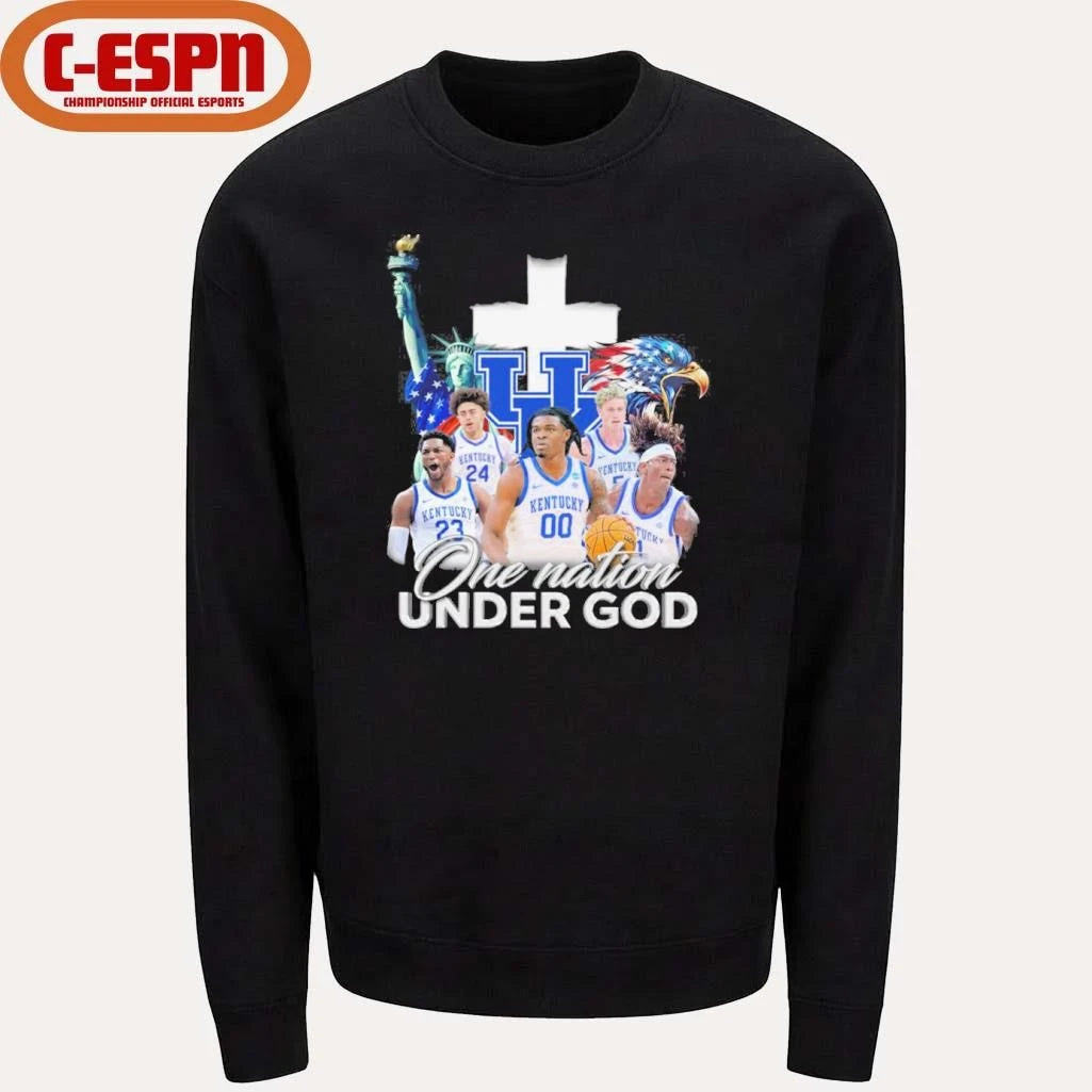 Official One Nation Under God Kentucky Men’s Basketball Shirt