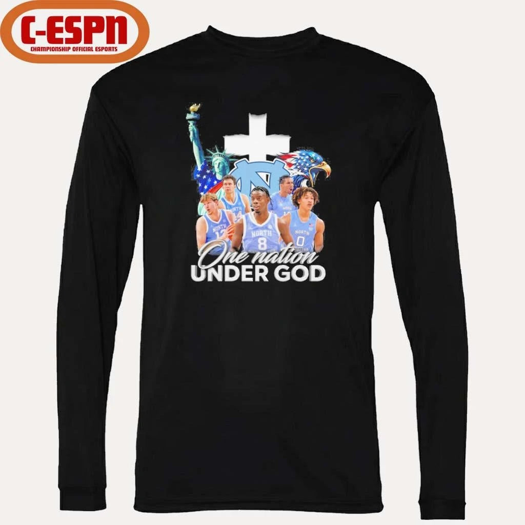 Official One Nation Under God UNC Men’s Basketball Shirt