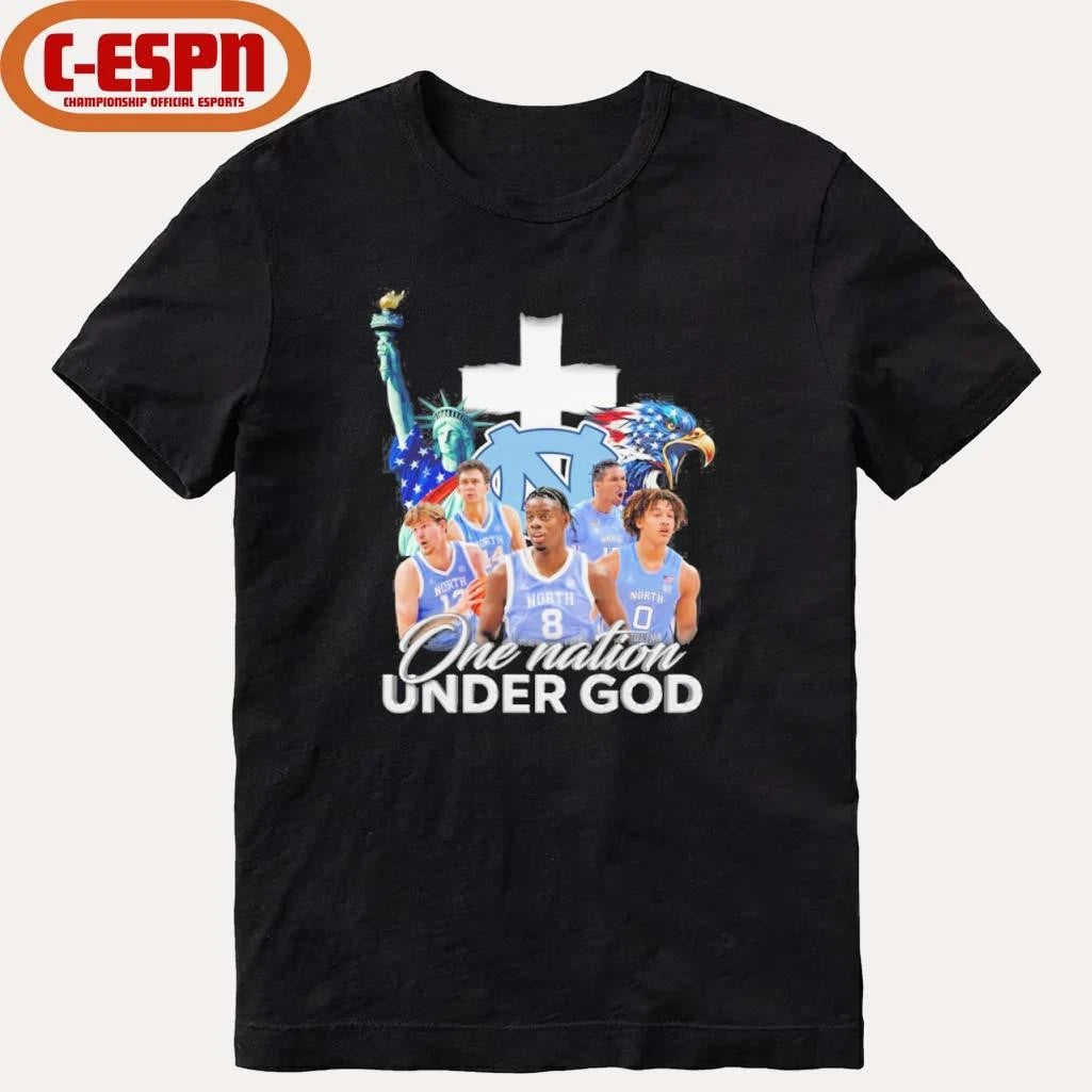 Official One Nation Under God UNC Men’s Basketball Shirt