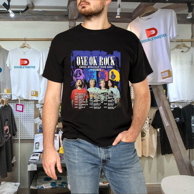 Official One Ok Rock Detox European Tour 2025 List October Shirts