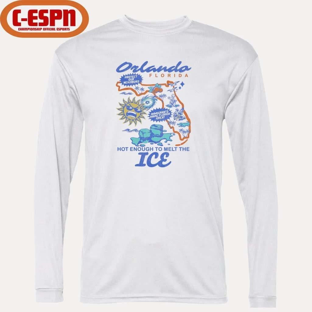 Official Orlando, FL Hot Enough To Melt The Ice T-Shirt
