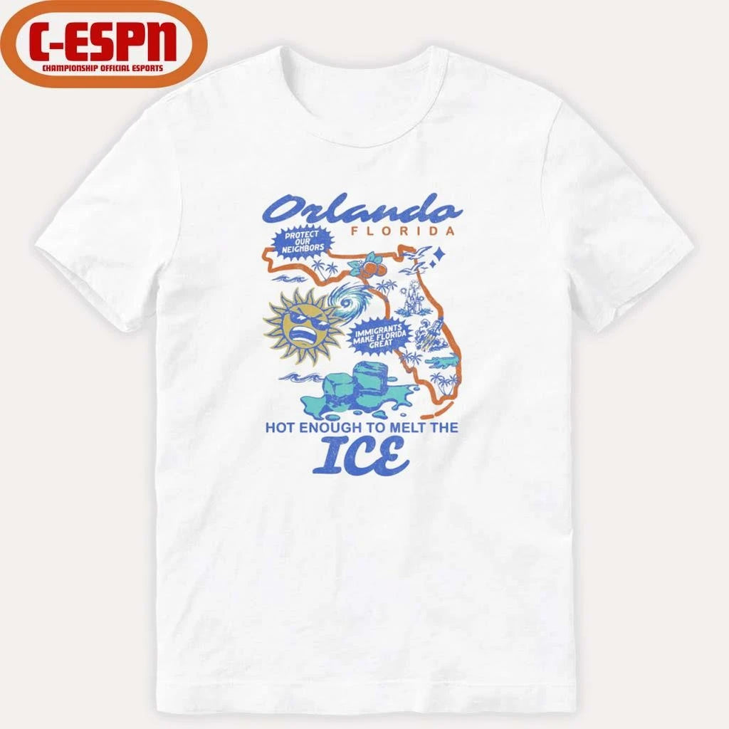 Official Orlando, FL Hot Enough To Melt The Ice T-Shirt