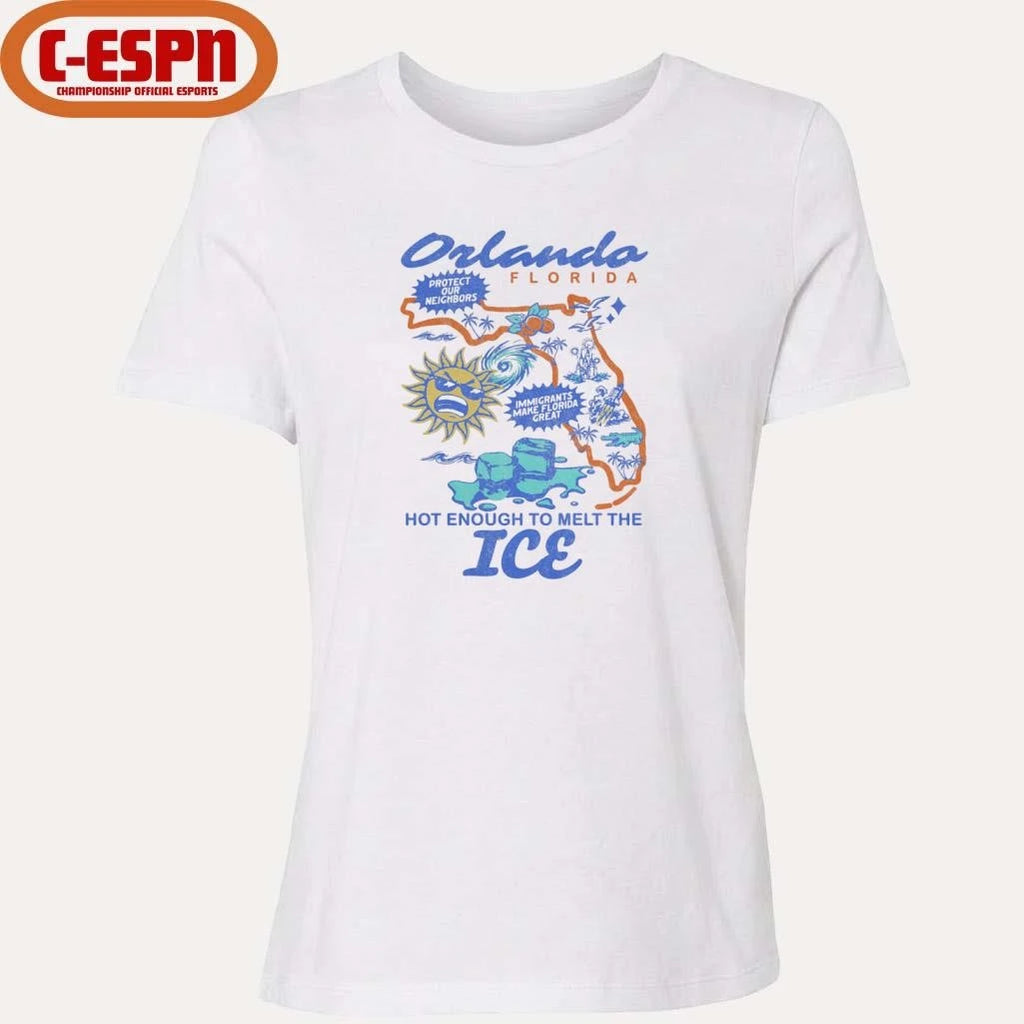 Official Orlando, FL Hot Enough To Melt The Ice T-Shirt