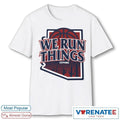 Official PHNX We Run Things Arizona Wildcats Basketball T-Shirt