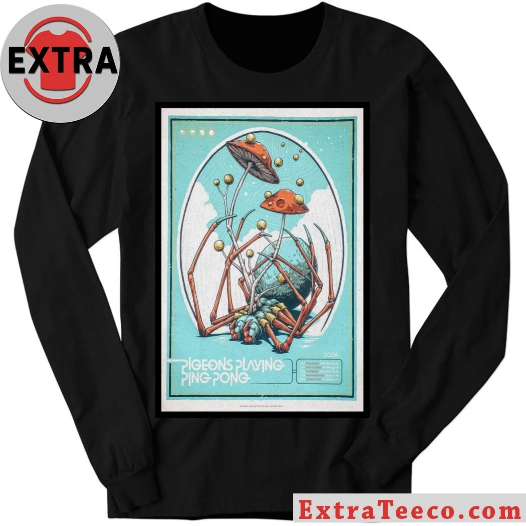 Official POSTER Pigeons Playing Ping Pong Mar 14 2026 Columbus Shirt