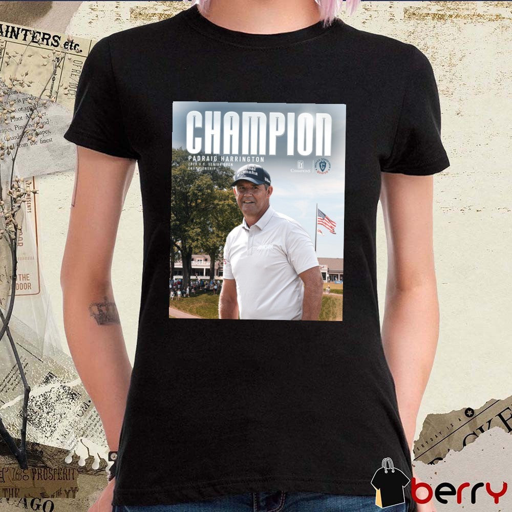Padraig Harrington Champion 2026 U.S. Senior Open Championship PGA Tour Poster t-shirt