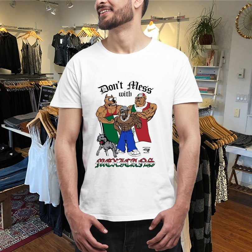 Official Paisaboys Don’t Mess With Perrotes Bulldogs Mexico Flag Shirts