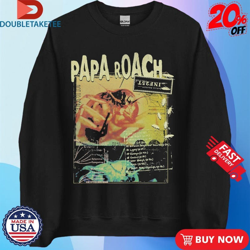 Official Papa Roach Inf25t Scraps Shirts