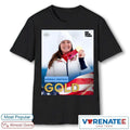 Official Para Biathlon Women’s Sprint Pursuit Sitting Kendall Gretsch Gold Medal T-Shirt