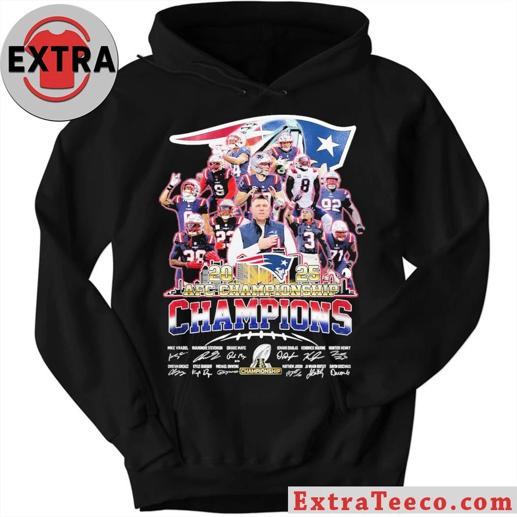 Official Patriots 2025 AFC Championship Champions Logo Shirt