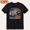 Official Patriots Vs Broncos AFC Conference Championship Duel Helmet T-Shirt