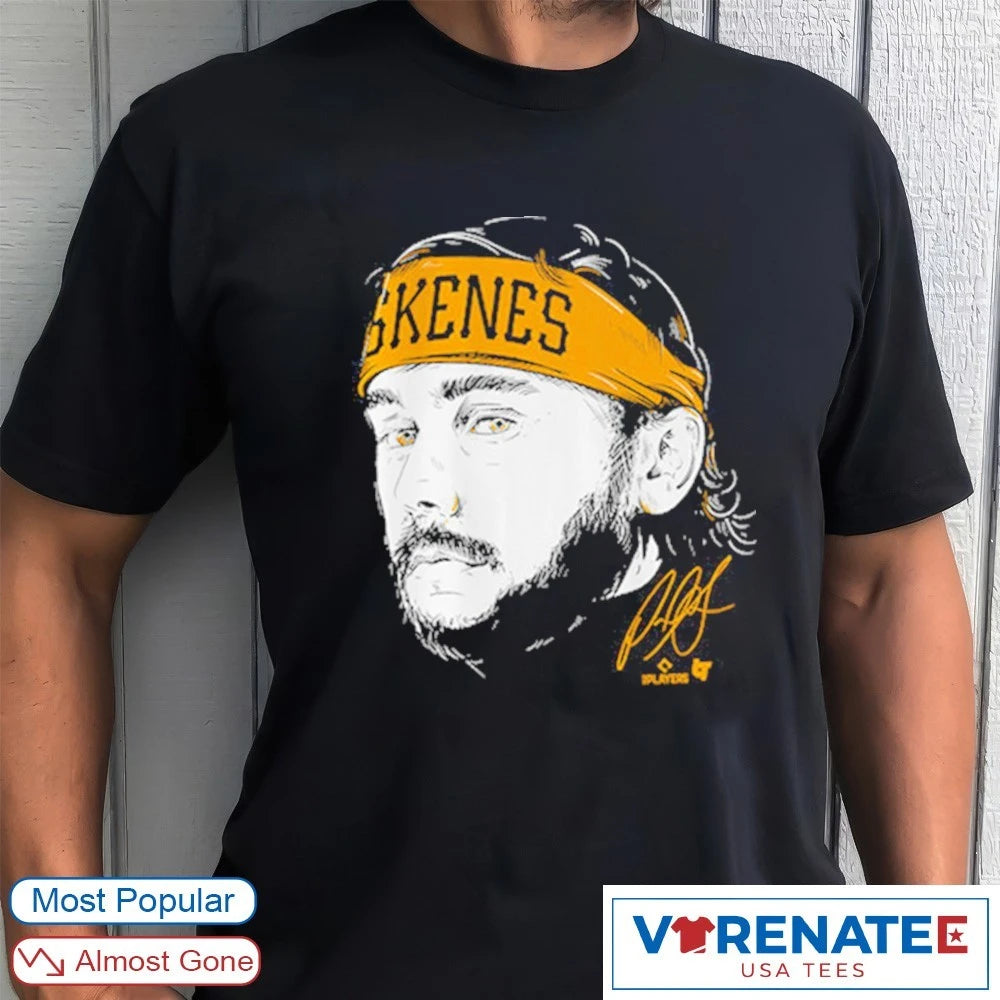 Official Paul Skenes Elite Swag Pittsburgh Pirates MLB Signature T-Shirt