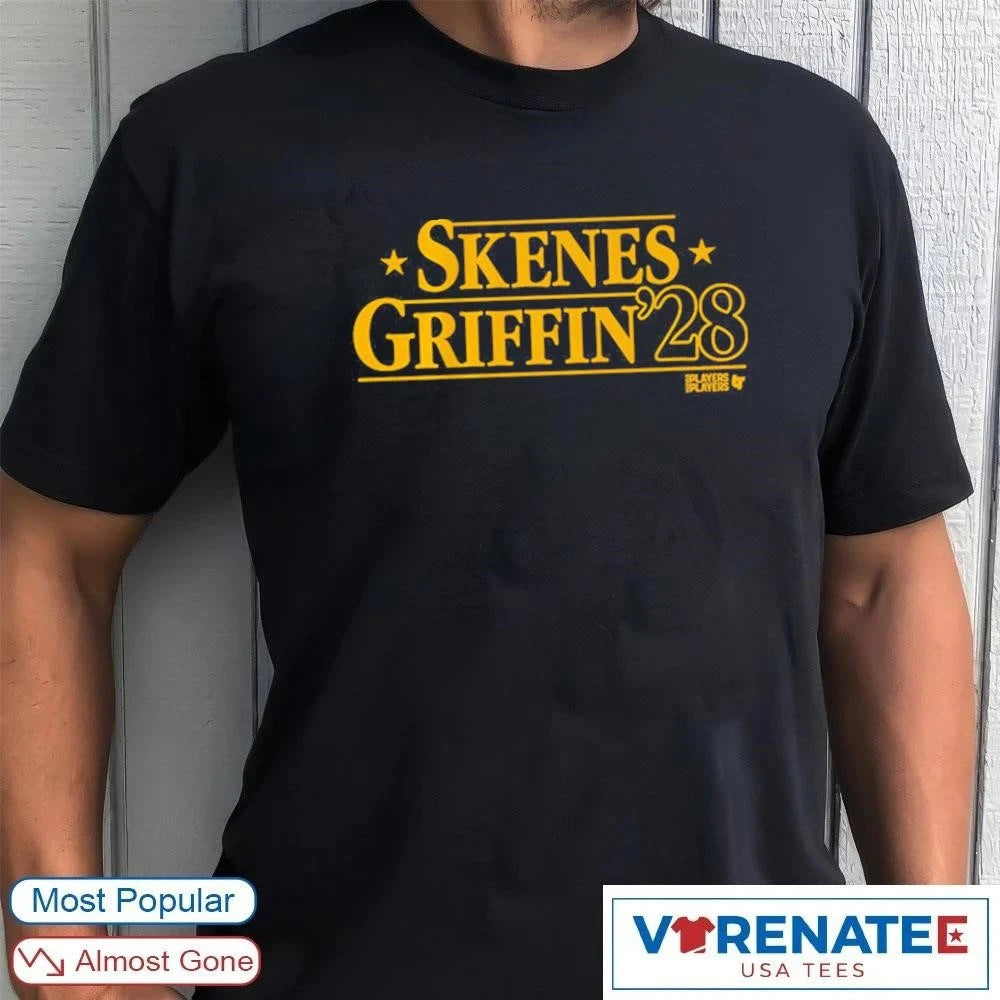 Official Paul Skenes-Konnor Griffin ’28 Pittsburgh Pirates MLB T-Shirt
