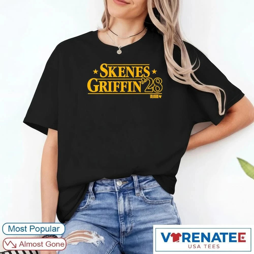 Official Paul Skenes-Konnor Griffin ’28 Pittsburgh Pirates MLB T-Shirt