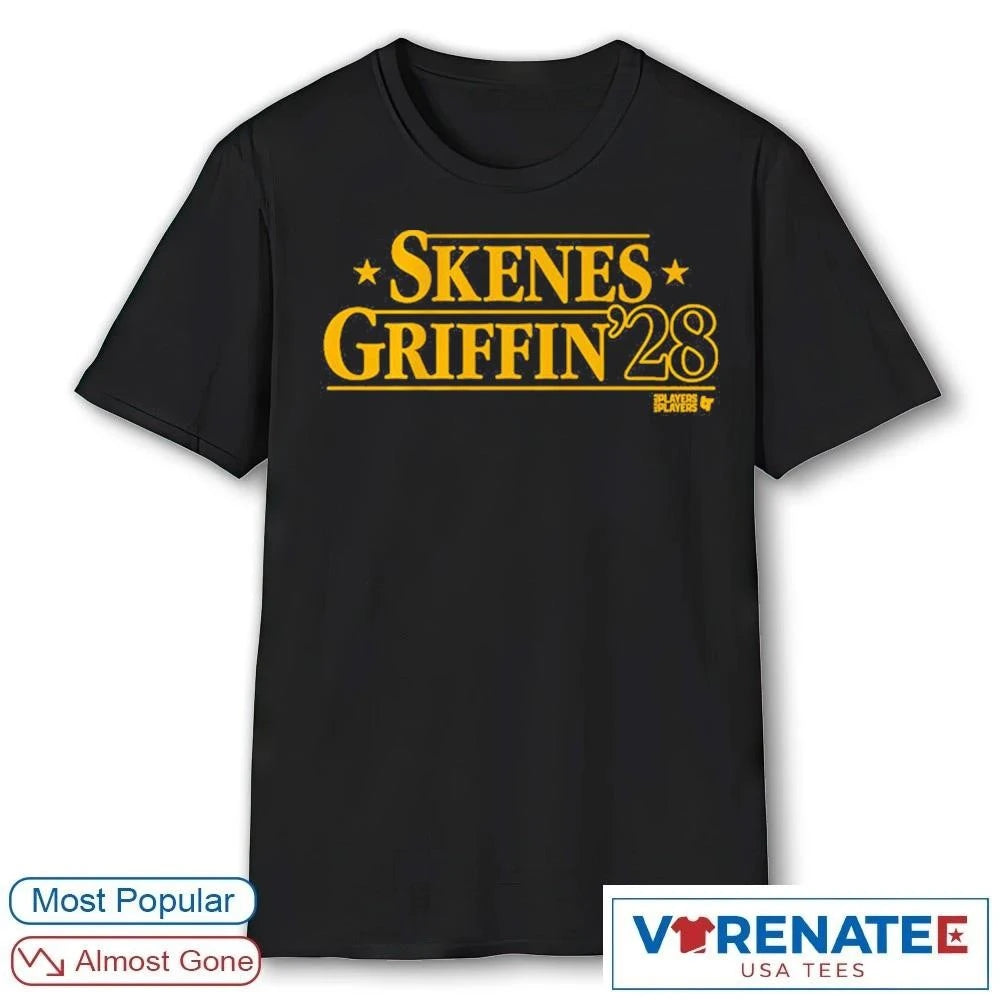 Official Paul Skenes-Konnor Griffin ’28 Pittsburgh Pirates MLB T-Shirt