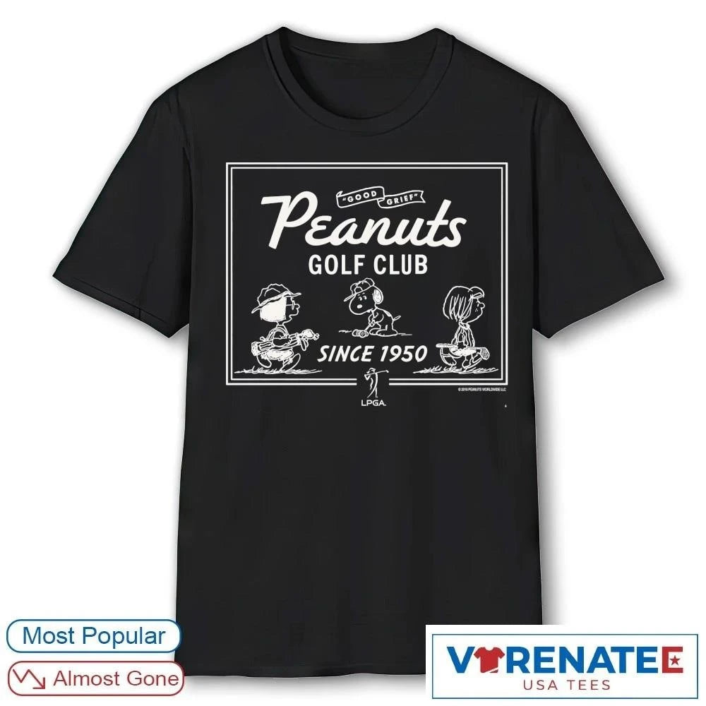 Official Peanuts x LPGA Golf Club Since 1950 T-Shirt