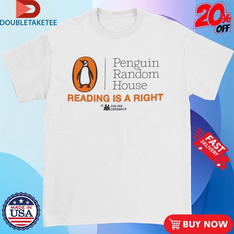 Official Penguin Random House Reading Is A Right Online Ceramics Shirts