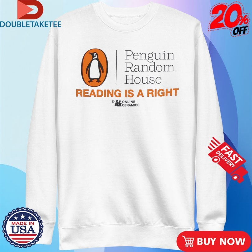Official Penguin Random House Reading Is A Right Online Ceramics Shirts