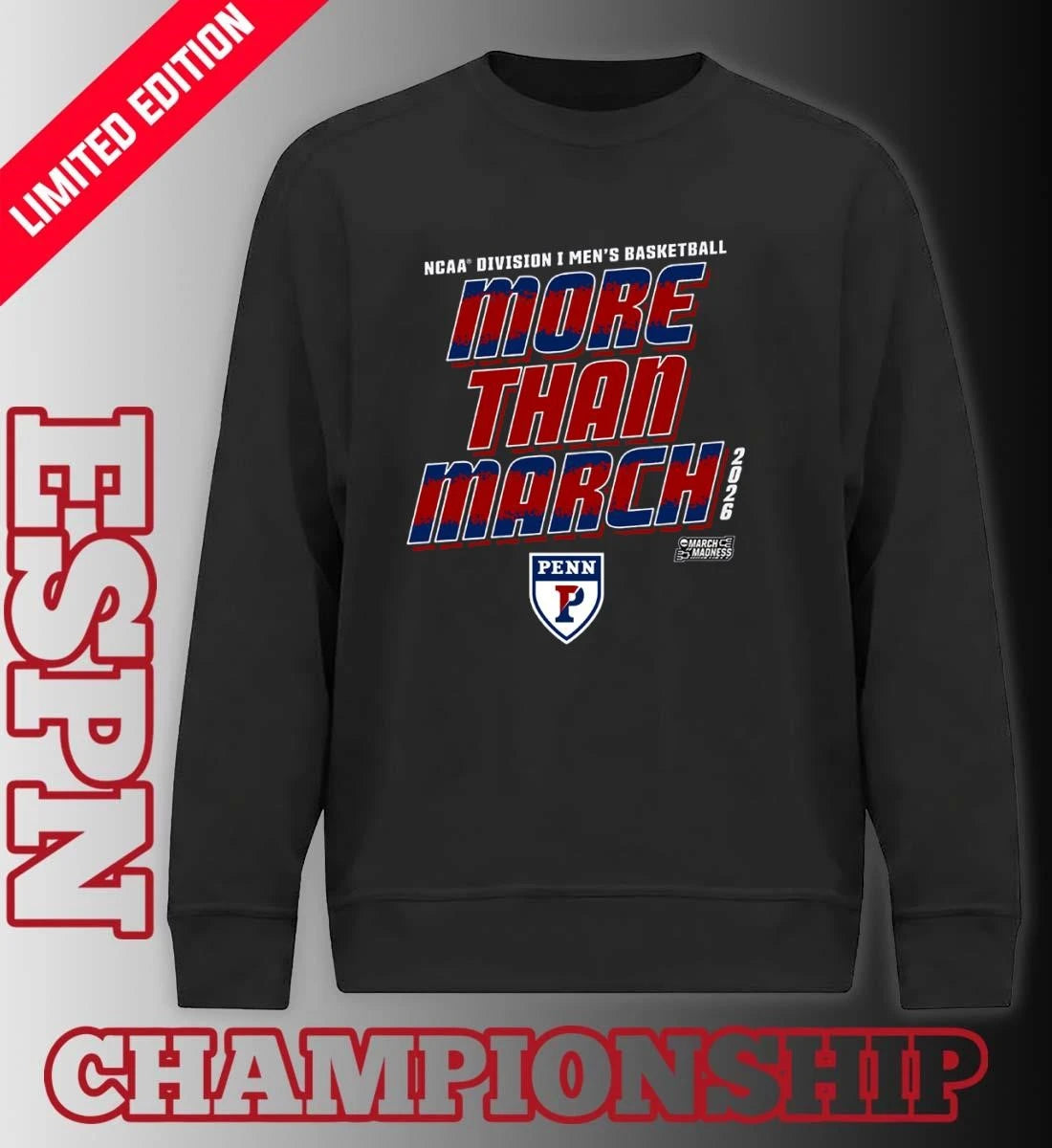 Official Penn Men’s Basketball More Than March 2026 Shirt