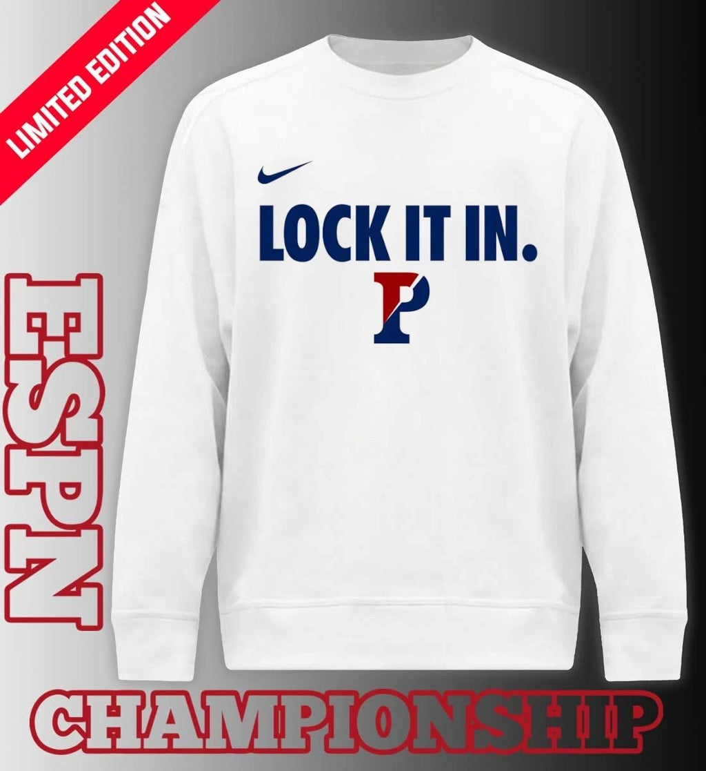Official Penn Quakers Basketball NCAA Lock It In T-Shirt