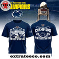 Official Penn State Nittany Lions Pinstripe Bowl Champions Helmet And Logo T-Shirt