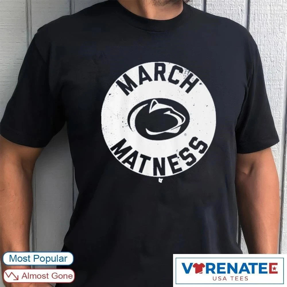 Official Penn State Nittany Lions Wrestling March Matness T-Shirt